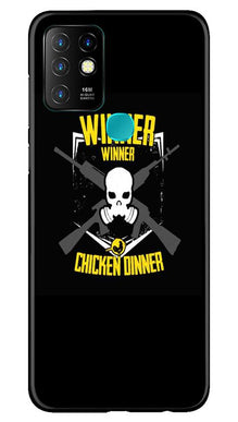 Winner Winner Chicken Dinner Mobile Back Case for Infinix Hot 10  (Design - 178)