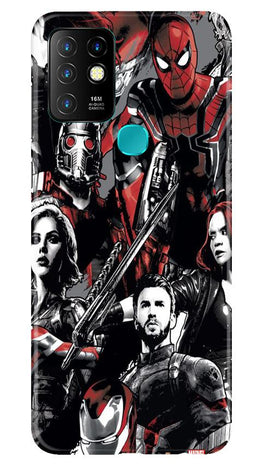 Avengers Case for Infinix Hot 10 (Design - 190)