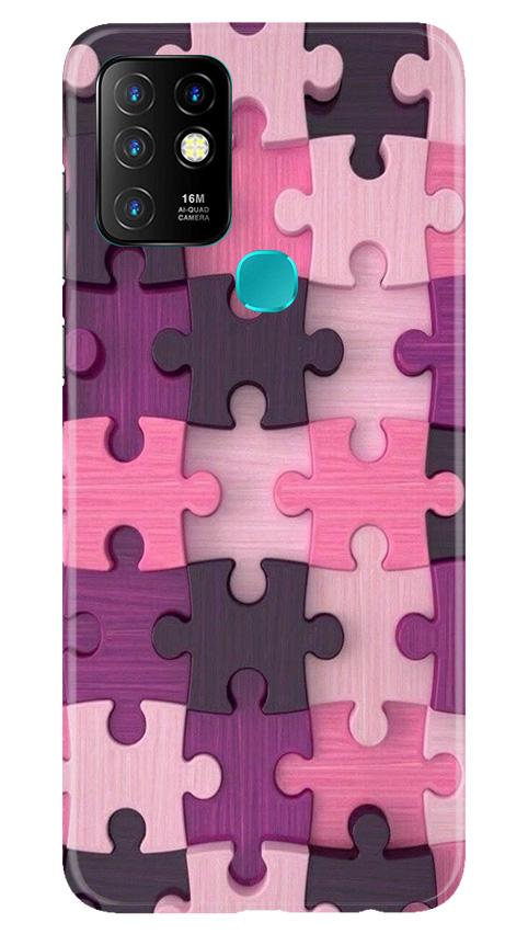 Puzzle Case for Infinix Hot 10 (Design - 199)
