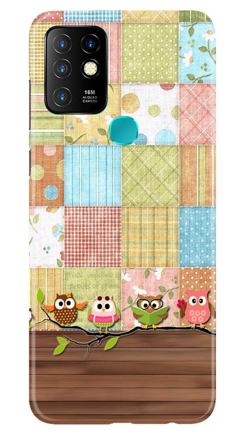 Owls Case for Infinix Hot 10 (Design - 202)