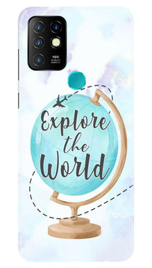 Explore the World Mobile Back Case for Infinix Hot 10 (Design - 207)