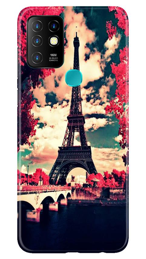 Eiffel Tower Case for Infinix Hot 10 (Design No. 212)