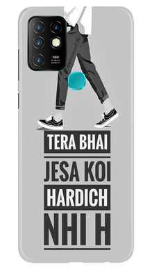 Hardich Nahi Mobile Back Case for Infinix Hot 10 (Design - 214)