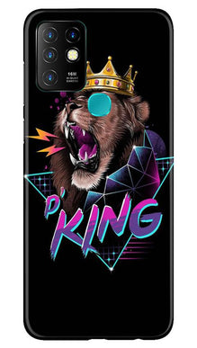 Lion King Mobile Back Case for Infinix Hot 10 (Design - 219)