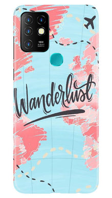 Wonderlust Travel Mobile Back Case for Infinix Hot 10 (Design - 223)