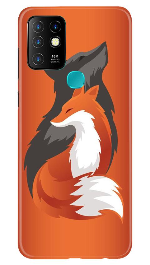 Wolf  Case for Infinix Hot 10 (Design No. 224)