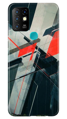 Modern Art Mobile Back Case for Infinix Hot 10 (Design - 231)