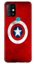 Captain America Case for Infinix Hot 10 (Design No. 249)