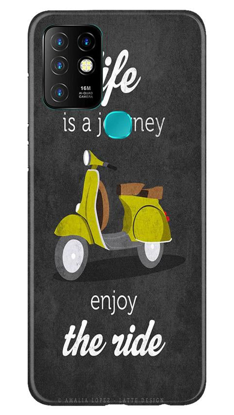 Life is a Journey Case for Infinix Hot 10 (Design No. 261)