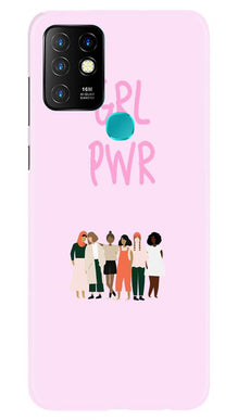 Girl Power Mobile Back Case for Infinix Hot 10 (Design - 267)