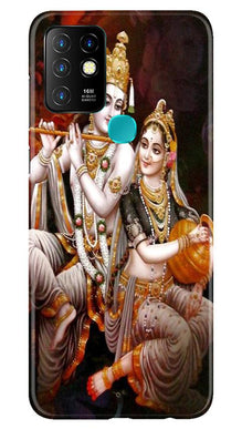 Radha Krishna Mobile Back Case for Infinix Hot 10 (Design - 292)