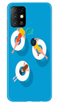 Girlish Mobile Back Case for Infinix Hot 10 (Design - 306)