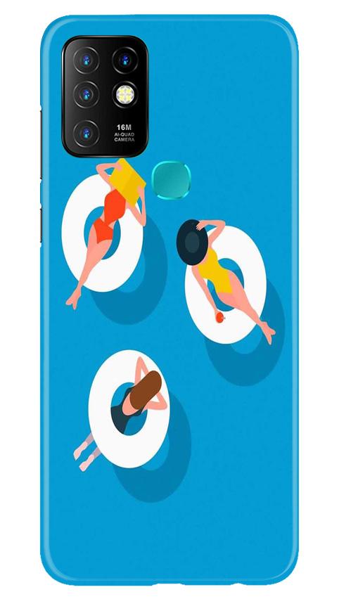 Girlish Mobile Back Case for Infinix Hot 10 (Design - 306)