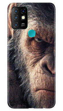 Angry Ape Mobile Back Case for Infinix Hot 10 (Design - 316)
