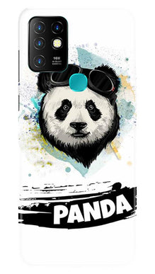Panda Mobile Back Case for Infinix Hot 10 (Design - 319)