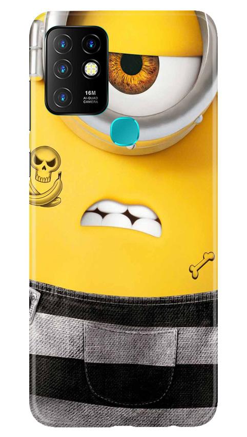 Minion Mobile Back Case for Infinix Hot 10 (Design - 324)
