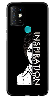 Bhagat Singh Mobile Back Case for Infinix Hot 10 (Design - 329)