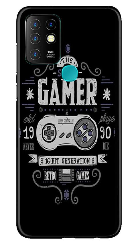 Gamer Mobile Back Case for Infinix Hot 10 (Design - 330)