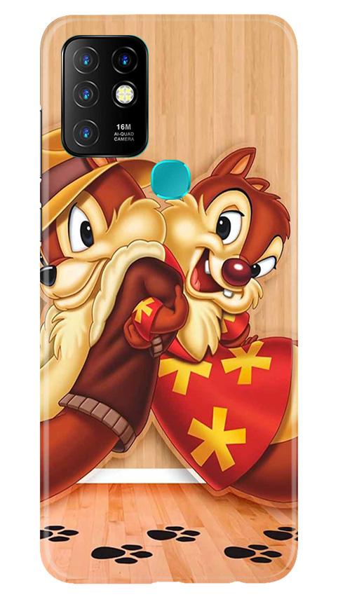 Chip n Dale Mobile Back Case for Infinix Hot 10 (Design - 335)