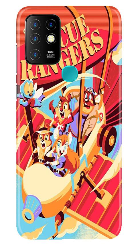 Rescue Rangers Mobile Back Case for Infinix Hot 10 (Design - 341)