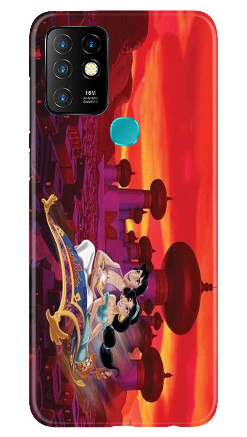 Aladdin Mobile Back Case for Infinix Hot 10 (Design - 345)
