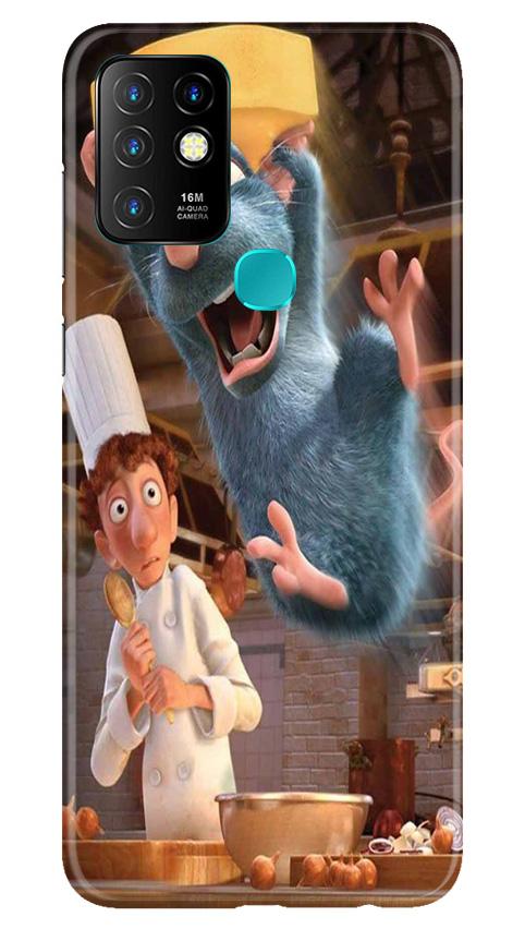 Ratatouille Mobile Back Case for Infinix Hot 10 (Design - 347)