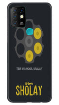 Sholay Mobile Back Case for Infinix Hot 10 (Design - 356)