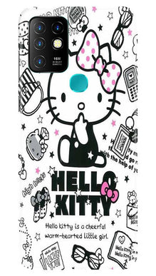Hello Kitty Mobile Back Case for Infinix Hot 10 (Design - 361)