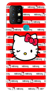Hello Kitty Mobile Back Case for Infinix Hot 10 (Design - 364)