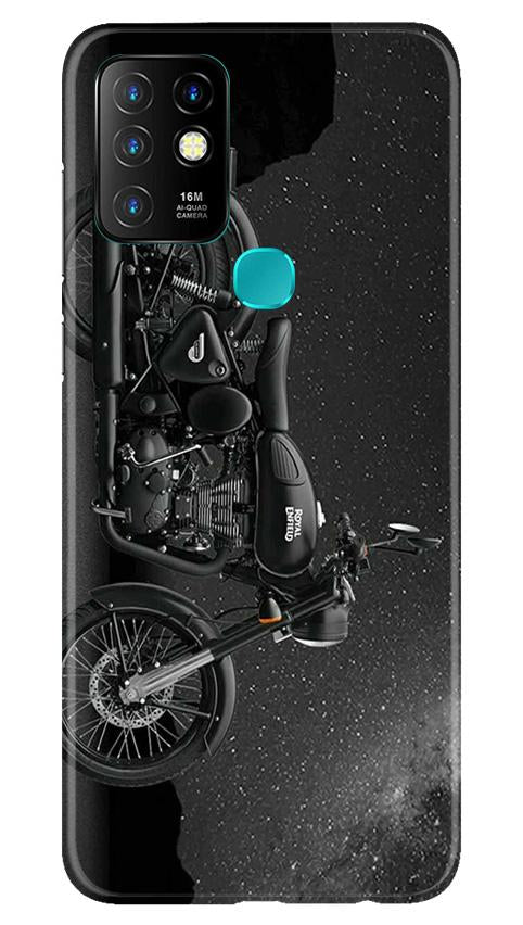 Royal Enfield Mobile Back Case for Infinix Hot 10 (Design - 381)