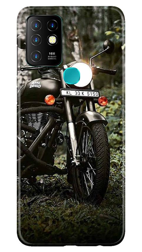 Royal Enfield Mobile Back Case for Infinix Hot 10 (Design - 384)