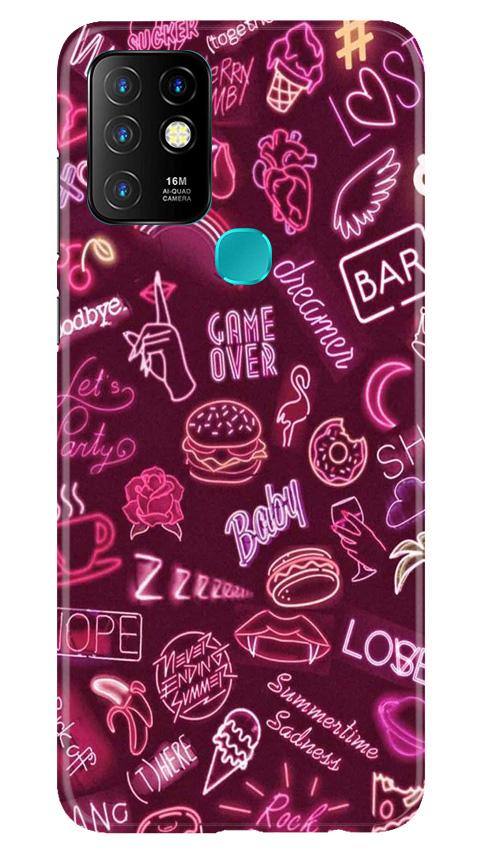 Party Theme Mobile Back Case for Infinix Hot 10 (Design - 392)