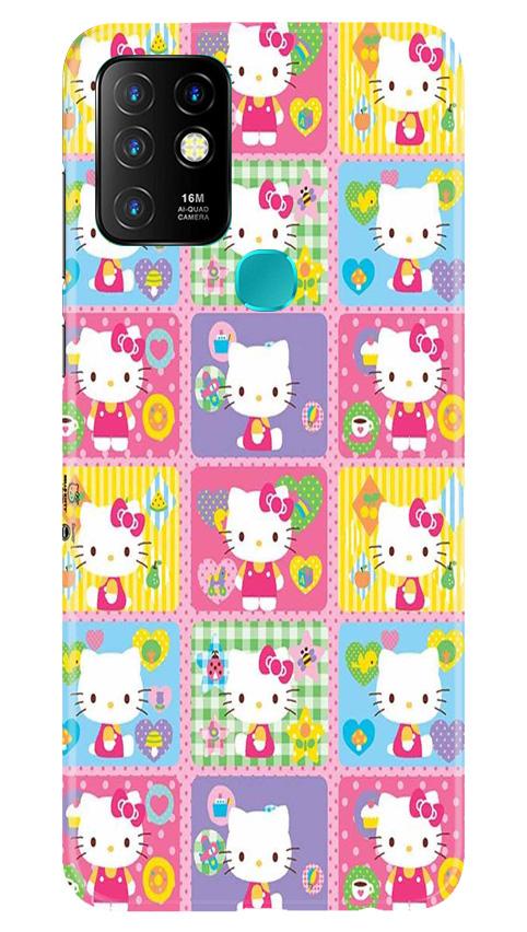 Kitty Mobile Back Case for Infinix Hot 10 (Design - 400)