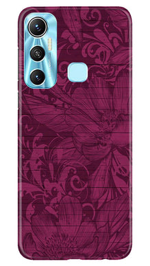 Purple Backround Mobile Back Case for Infinix Hot 11 (Design - 22)