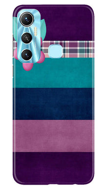 Purple Blue Mobile Back Case for Infinix Hot 11 (Design - 37)