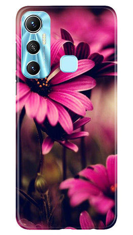 Purple Daisy Case for Infinix Hot 11