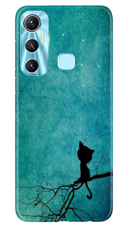 Moon cat Case for Infinix Hot 11