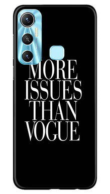 More Issues than Vague Mobile Back Case for Infinix Hot 11 (Design - 74)