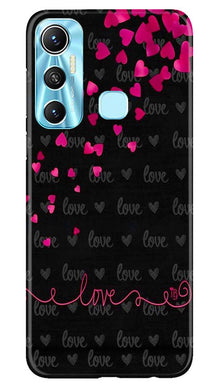 Love in Air Mobile Back Case for Infinix Hot 11 (Design - 89)