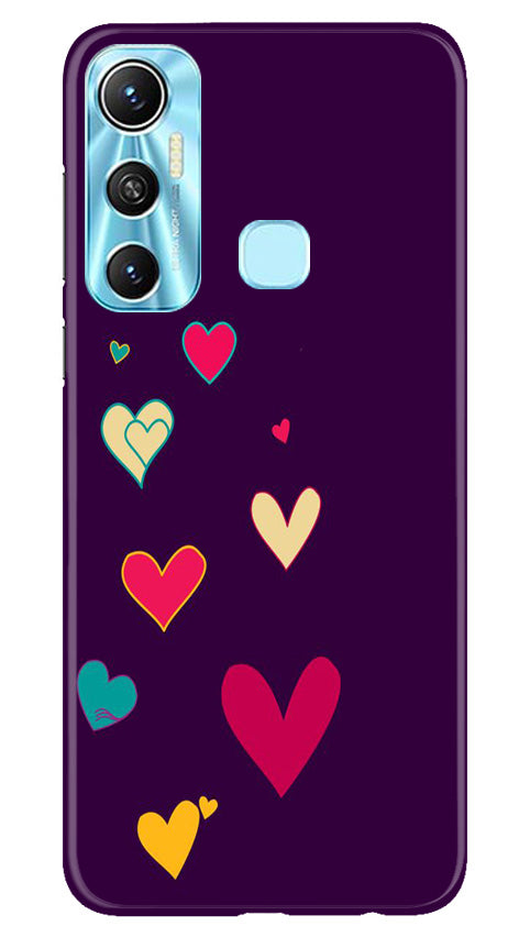 Purple Background Case for Infinix Hot 11  (Design - 107)