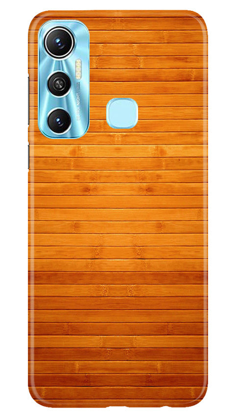 Wooden Look Case for Infinix Hot 11  (Design - 111)