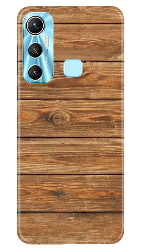Wooden Look Case for Infinix Hot 11  (Design - 113)
