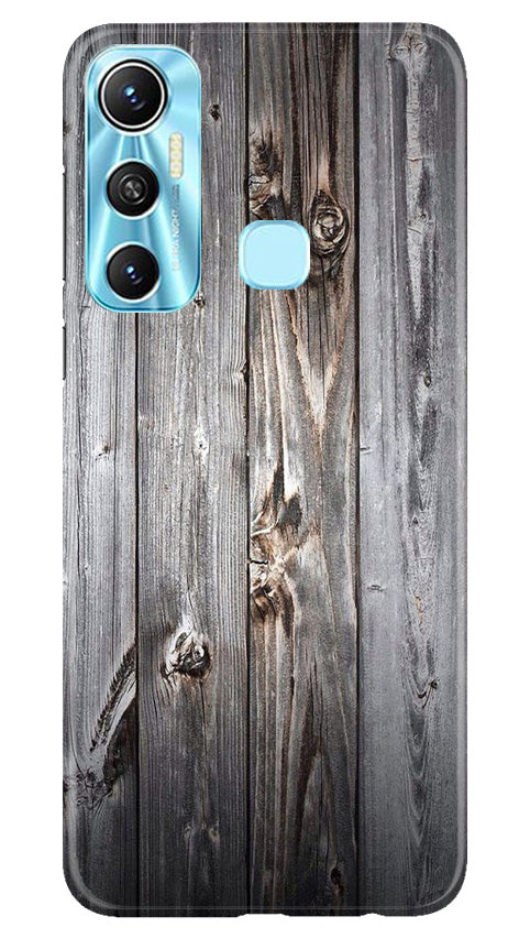 Wooden Look Case for Infinix Hot 11  (Design - 114)