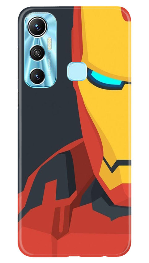 Iron Man Superhero Case for Infinix Hot 11  (Design - 120)