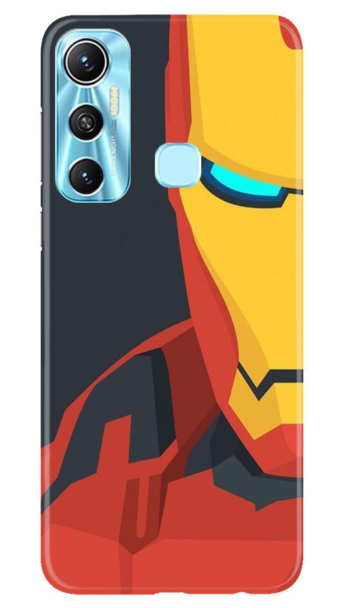 Iron Man Superhero Case for Infinix Hot 11  (Design - 120)