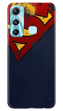 Superman Superhero Mobile Back Case for Infinix Hot 11  (Design - 125)