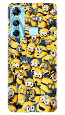 Minions Mobile Back Case for Infinix Hot 11  (Design - 126)