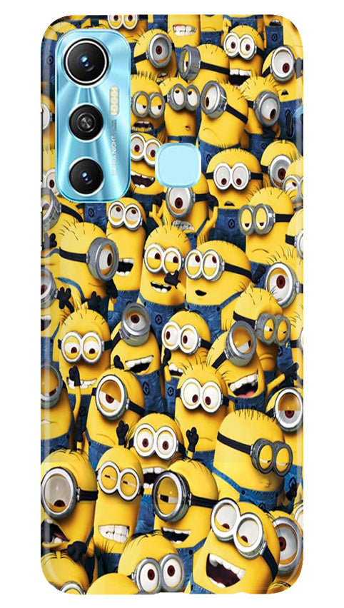 Minions Case for Infinix Hot 11  (Design - 126)