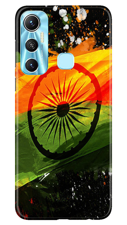 Indian Flag Case for Infinix Hot 11(Design - 137)