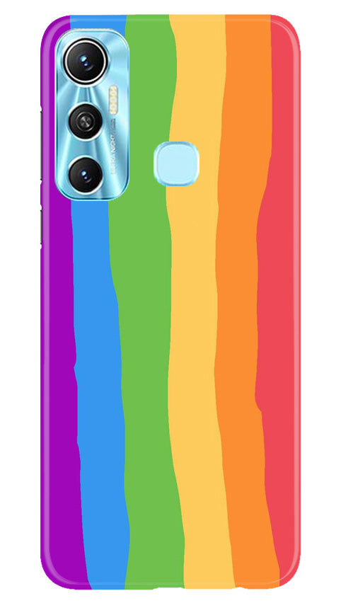 Multi Color Baground Case for Infinix Hot 11  (Design - 139)